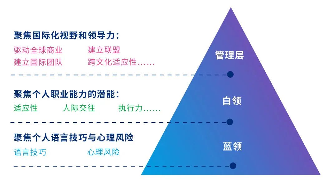 美世外派评估工具组  对应不同阶层的解决方案